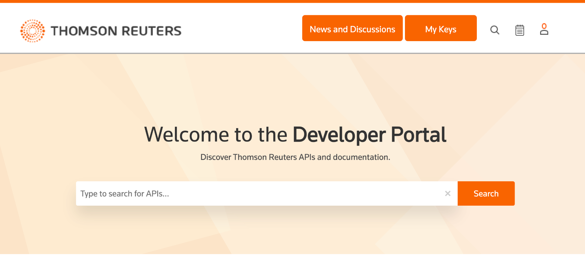 Thomson Reuters Developer Portal preview